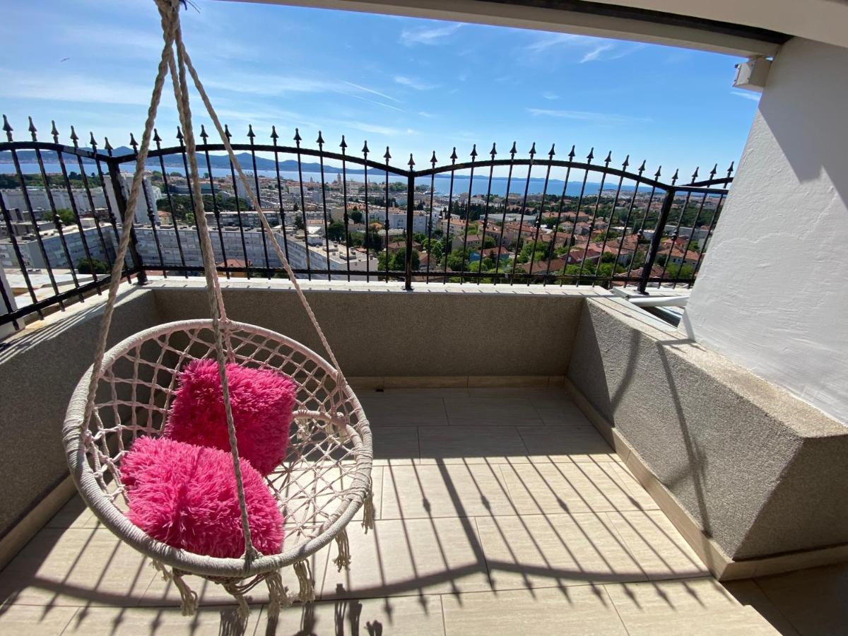 Golden View Penthouse Daire Zadar Dış mekan fotoğraf